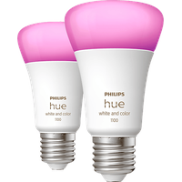 Philips Hue White and Color Ambiance E27 9W, 2er-Pack
