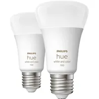 Philips LED-Lampe E27 9W 1100 lm warmweiß 2 St.