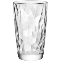 Bormioli Rocco 350240 Diamond Trasparente Longdrinkglas, 470 ml, Glas,