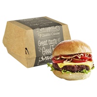 Papstar Burger-Boxen Good Food 9,0 x 9,0 cm