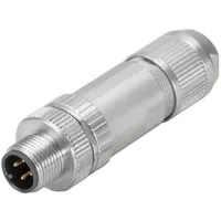 Weidmüller 2681520000 Sensor-/Aktor-Steckverbinder, unkonfektioniert M12 Stecker, gerade Polzahl: 4