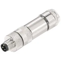 Weidmüller 1010070000 Sensor-/Aktor-Steckverbinder, unkonfektioniert M8 Stecker, gerade Polzahl: 4