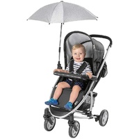Reer ShineSafe Sonnenschirm für Kinderwagen, universal nutzbar, dreh- und