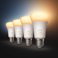 Philips Hue White Ambiance 800 LED-Bulb E27 6W, 4er-Pack