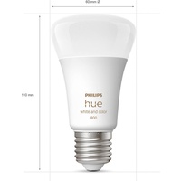 Philips Hue White & Color Ambiance E27 806lm 60W,