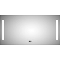 DSK LED Lichtspiegel Silver Time 120 x 60 cm