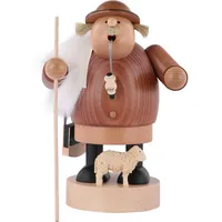 KWO Erzgebirge Räuchermann Schäfer Höhe 20 cm