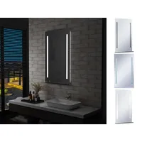 VidaXL Badezimmer-Wandspiegel mit LED und Ablage 60x100 cm
