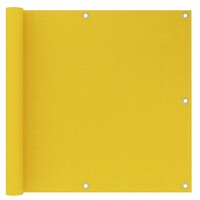 VidaXL Balkon-Sichtschutz Gelb 90x300 cm HDPE