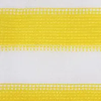 VidaXL Balkon-Sichtschutz Gelb und Weiß 120x500 cm HDPE