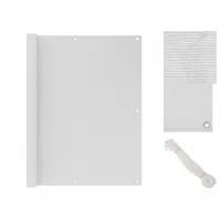 VidaXL Balkon-Sichtschutz Weiß 120x500 cm HDPE