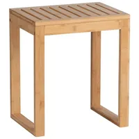 Wenko Hocker »Bambusa«, BxTxH: 40x46x30 cm, beige