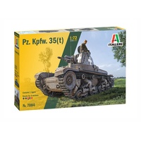 Italeri 7084S 1:72 Ger. Panzerkampfwagen 35 (t) - Modellbau,