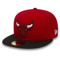New Era Cap Basic Chicago Bulls rot/schwarz (Gr. 7