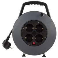 REV Ritter REV Kabeltrommel 4fach 5 m 3G1,5 schwarz