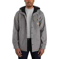 CARHARTT Wind&Rain, Textiljacke & Rain Bonded Shirt Jac, black