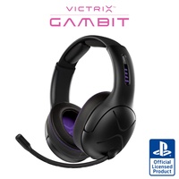 Victrix PDP Victrix Gambit für PS5/PS5 Gaming Headset Schwarz/Lila