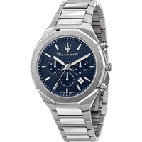 Maserati Chronograph Stile Silber, 45 mm)