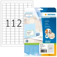 Herma Universaletiketten 4334 Weiß 25,4 x 16,9 mm 25