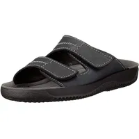 ROHDE Pantolette »Soltau-H«, Sommerschuh, Schlappen, Hausschuh mit Klettverschlüssen schwarz