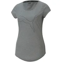 Puma Performance Heather Cat Trainingsshirt Damen medium gray heather
