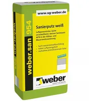 Weber Saint Gobain weber.san 954 Sanierputz weiß