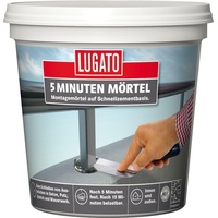 Lugato 5-Minuten Mörtel 1kg Montagemörtel Blitzmörtel Schnellzement Nr.5690