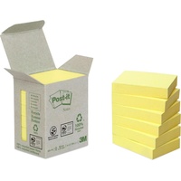 Post-it Post-it® Recycling Notes Haftnotizen 6531B gelb, 6 Blöcke