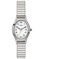 Dugena Damen-Armbanduhr Vintage Comfort, Quarz, Edelstahlgehäuse, Mineralglas, Edelstahl-Zugband, 3