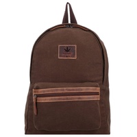 GREENBURRY Vintage Hemp Rucksack 36 cm oliv Braun Herren