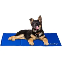 Relaxdays Kühlmatte Hund, selbstkühlend, abwischbar, robust, mit Gel, Kühldecke
