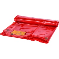 KS Tools Schweißerschutzplane, rot