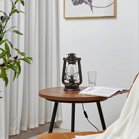 LINDBY Raisa, Tischleuchte Rust/Clear