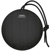 STREETZ Wasserdichter BT-Lautsprecher (6 h, Akkubetrieb), „Bluetooth“ Lautsprecher, Schwarz