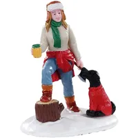 Lemax - Lumberjill Sonia - Figur - hund