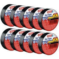 Tesa 56192 Isolierband Schwarz (L x B) 10 m