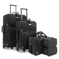 Monzana Koffer Set 5-tlg. Schwarz
