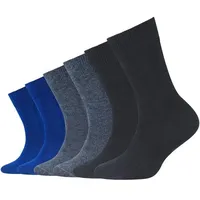 CAMANO Socken 6er Pack ca-soft in blau 35-38