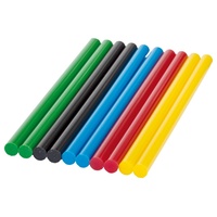 Bosch 10x Klebesticks Farbe (5 verschiedene Farben, Ø 7mm,