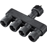 Konstsmide Weihnachtsbeleuchtung LED System Verteiler 1 Eingang/4 Ausgänge