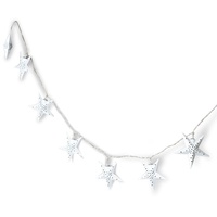 Levandeo Lichterkette LED Weiß 10 Sterne Weihnachten Licht Beleuchtung