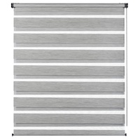 GARDINIA Doppelrollo de Luxe grau-Melange 60 x 180