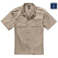 Brandit Textil Brandit US, Hemd kurzarm - Beige -
