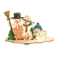 Drechslerei Kuhnert Gmbh Kuhnert Erzgebirge Bastelset Teelichthalter Schneemann