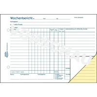 Avery Zweckform Wochenbericht 1772 DIN A5 quer 80Blatt