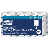 TORK Reflex™ M4 Advanced 2-lagig weiß, 450 Blätter, 6