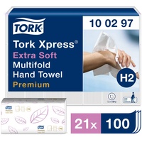 TORK Xpress® Premium Extra Soft Interfold-Falzung 2-lagig