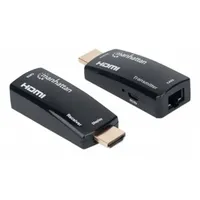 Manhattan 1080p HDMI over Ethernet Extender Kit, HDMI Extender,