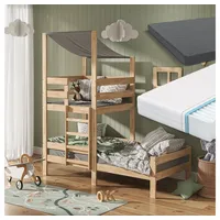 VitaliSpa Hausbett Tom, 90x200cm mit 2 Matratzen Spielbett Jugendbett