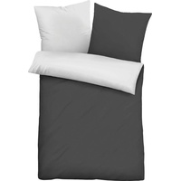 Castell Uni Microfaser-Satin schwarz 135 x 200 cm +